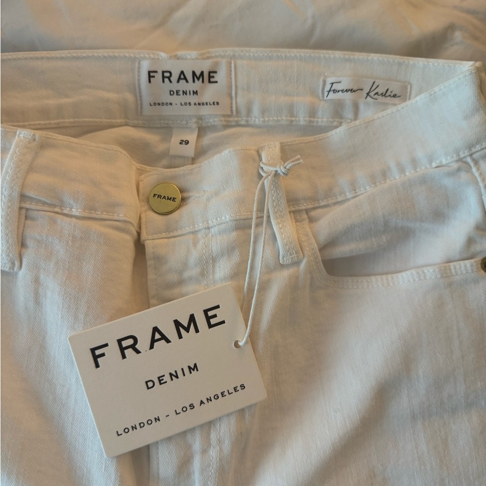 Frame Forever Karlie skinny jeans white